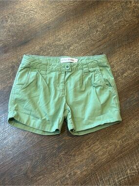 Mini Boden Light Green Girls' Casual Cotton Shorts